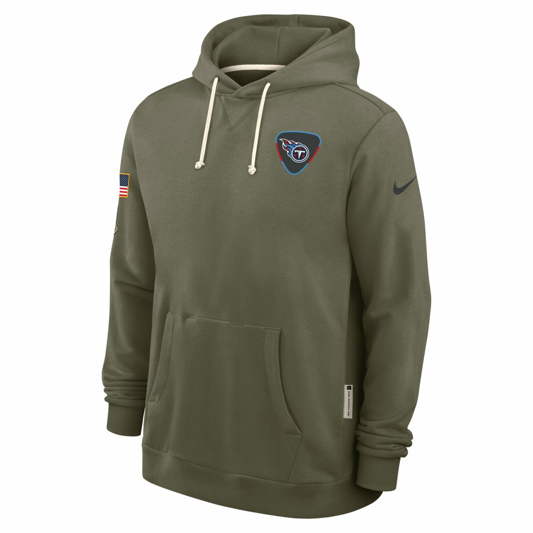 Tennessee Titans Nike 2025 Salute to Service Sideline Standard Issue Dri-FIT Hoodie