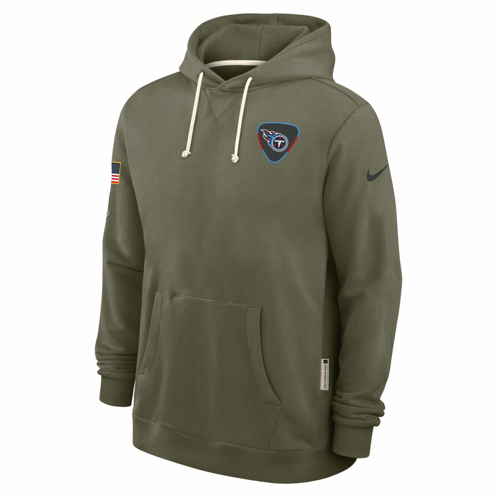 Tennessee Titans Nike 2025 Salute to Service Sideline Standard Issue Dri-FIT Hoodie