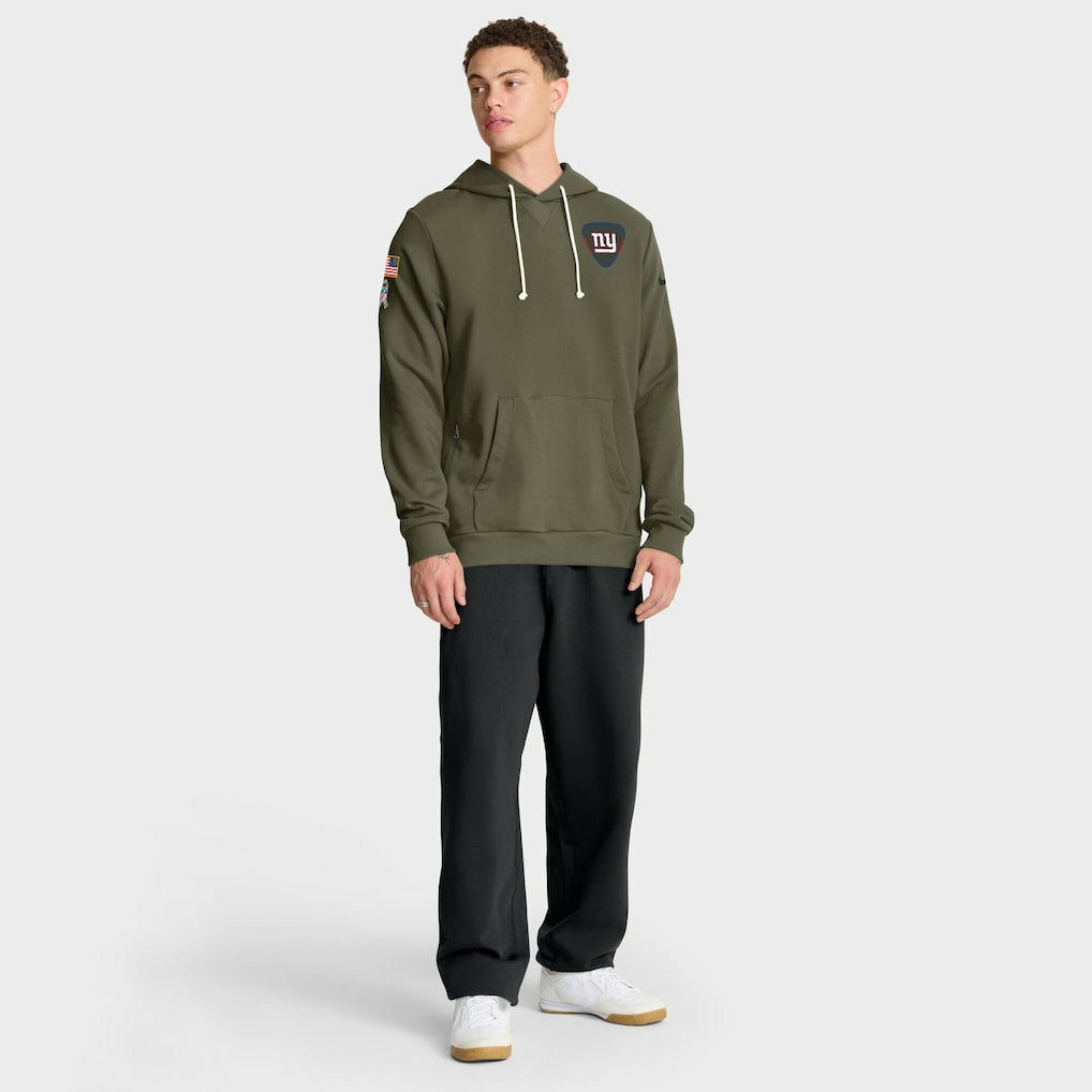 New York Giants Nike 2025 Salute to Service Sideline Standard Issue Dri-FIT Hoodie