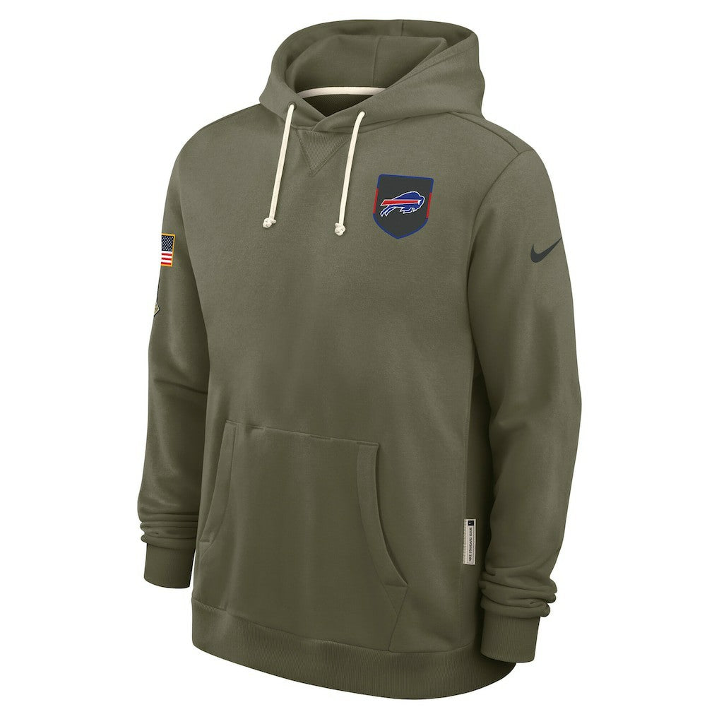 Buffalo Bills Nike Big & Tall 2025 Salute to Service Sideline Dominant Force Dri-FIT Hoodie