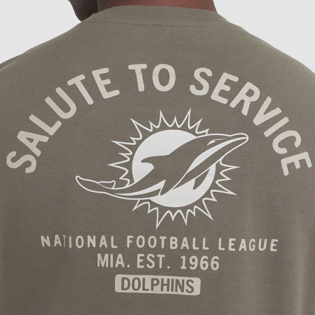 Miami Dolphins Nike 2025 Salute to Service Sideline Long Sleeve T-Shirt