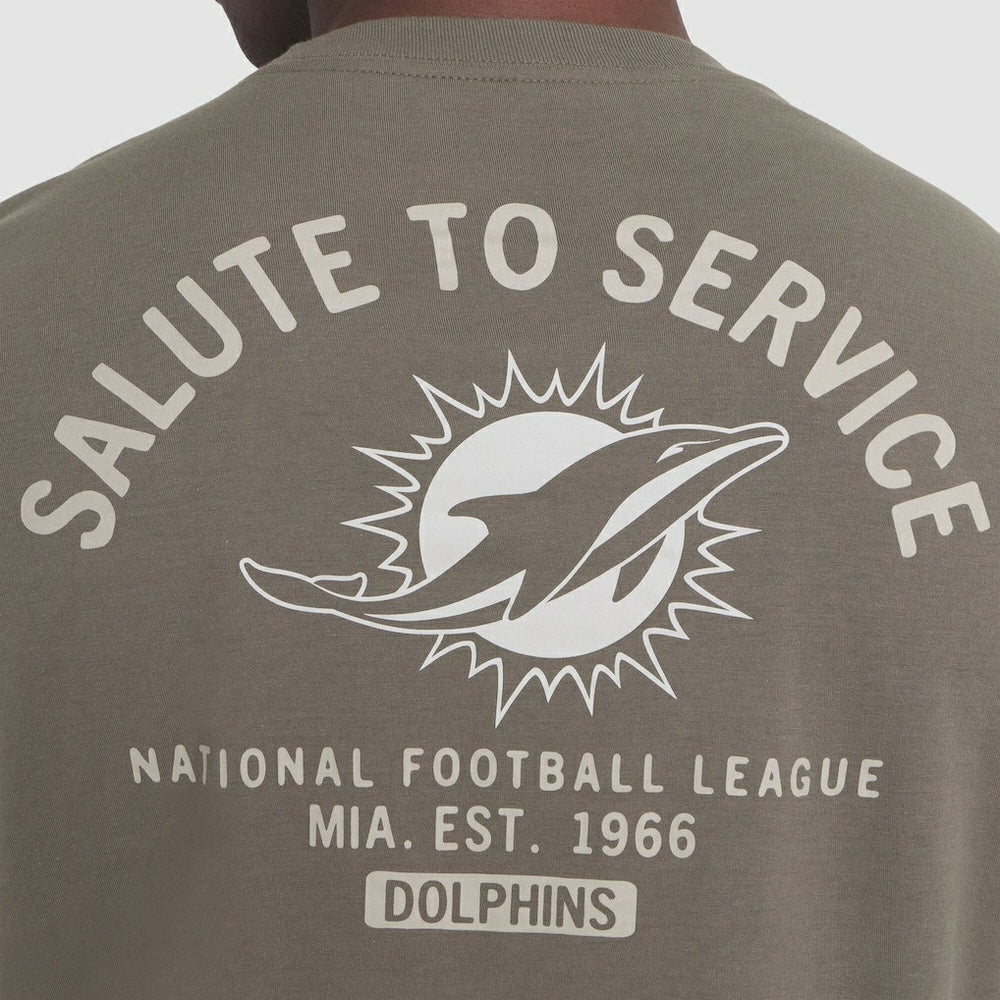 Miami Dolphins Nike 2025 Salute to Service Sideline Long Sleeve T-Shirt