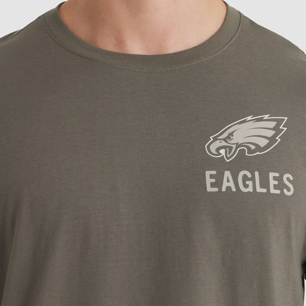 Philadelphia Eagles Nike 2025 Salute to Service Sideline Long Sleeve T-Shirt