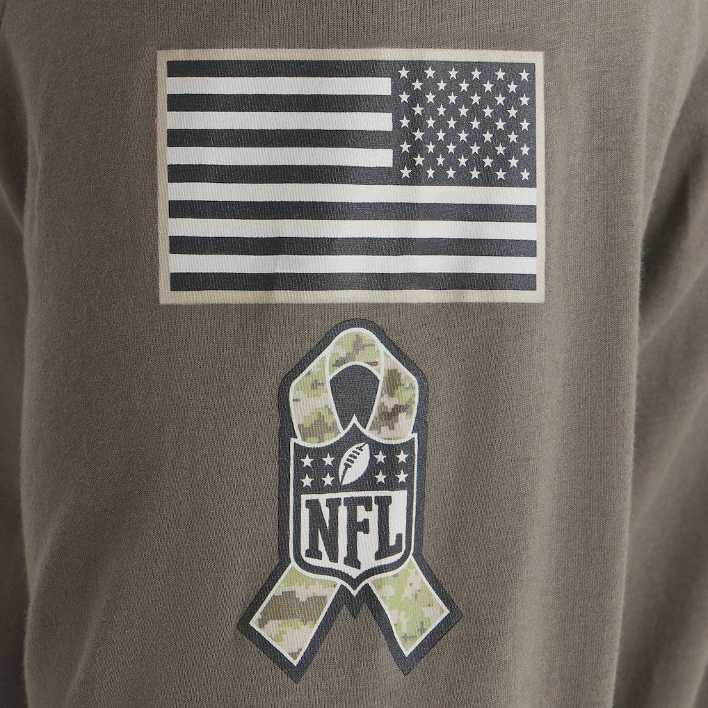 Philadelphia Eagles Nike 2025 Salute to Service Sideline Long Sleeve T-Shirt