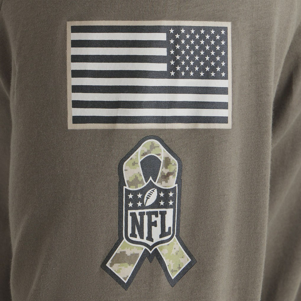 Philadelphia Eagles Nike 2025 Salute to Service Sideline Long Sleeve T-Shirt