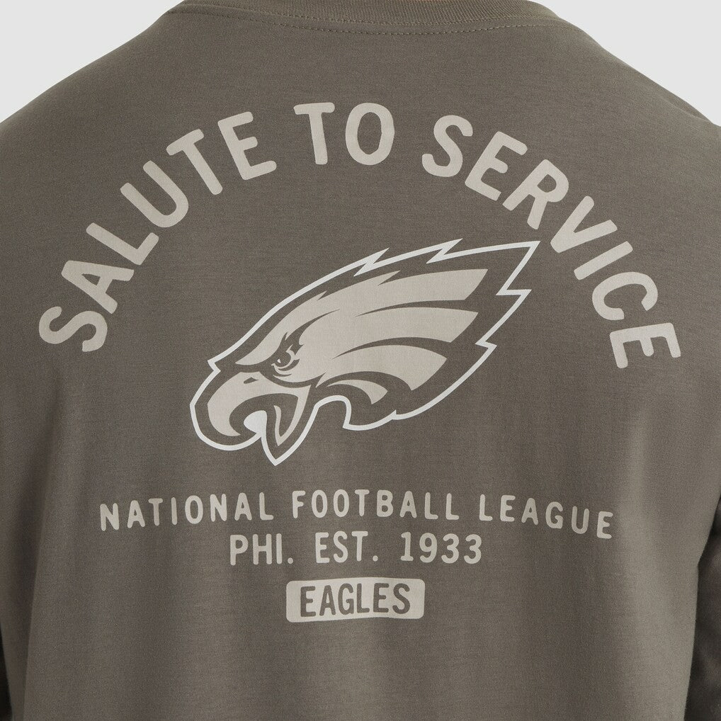 Philadelphia Eagles Nike 2025 Salute to Service Sideline Long Sleeve T-Shirt