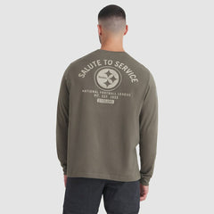 Pittsburgh Steelers Nike 2025 Salute to Service Sideline Long Sleeve T-Shirt