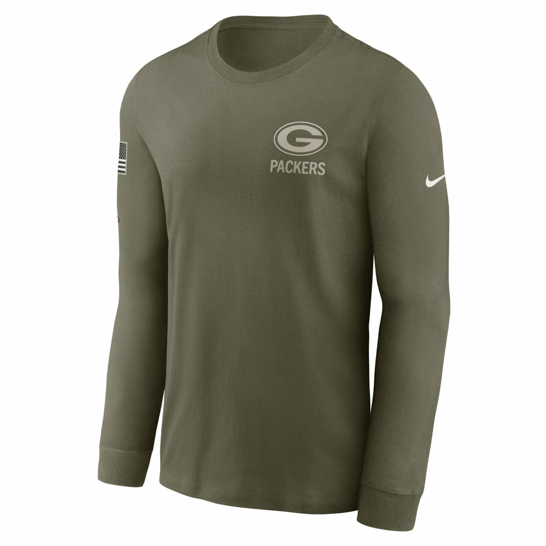 Green Bay Packers Nike 2025 Salute to Service Sideline Long Sleeve T-Shirt