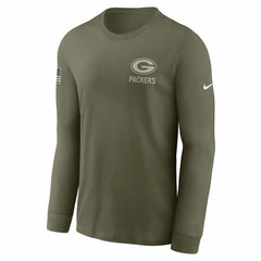 Green Bay Packers Nike 2025 Salute to Service Sideline Long Sleeve T-Shirt