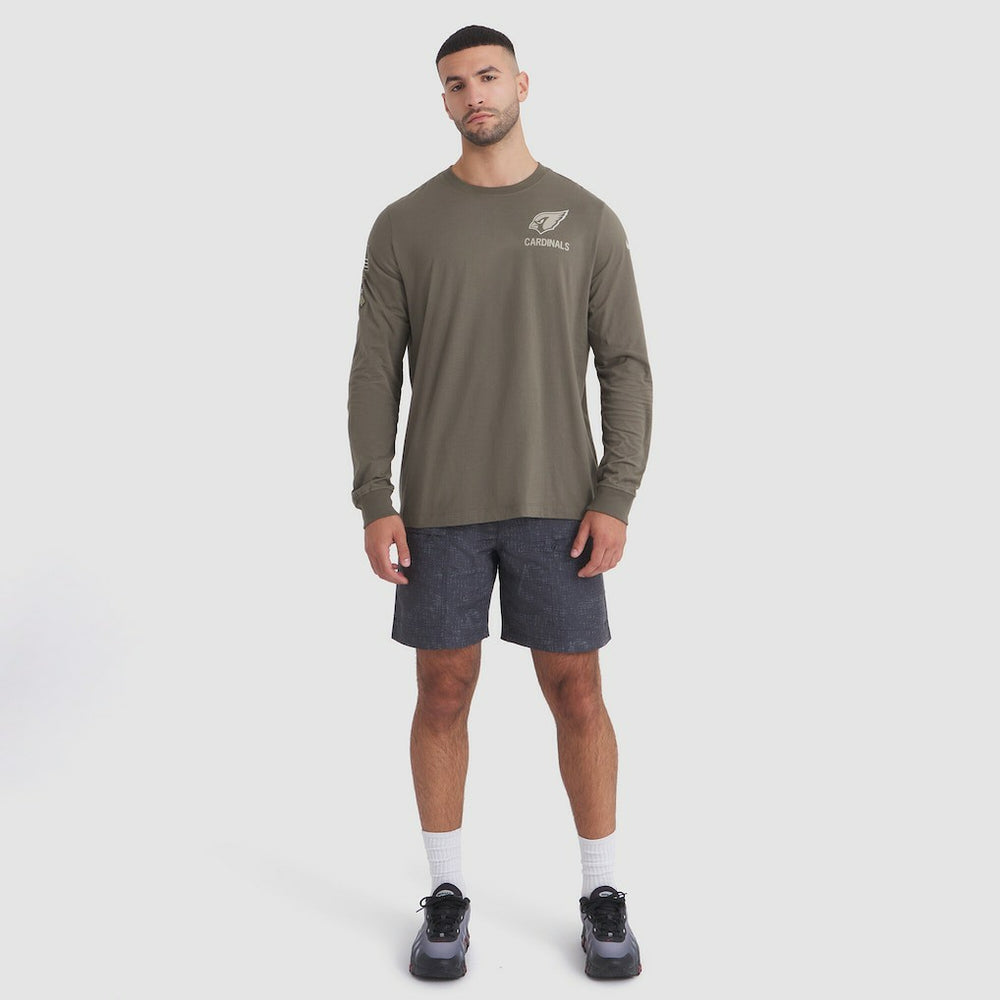 Arizona Cardinals Nike 2025 Salute to Service Sideline Long Sleeve T-Shirt