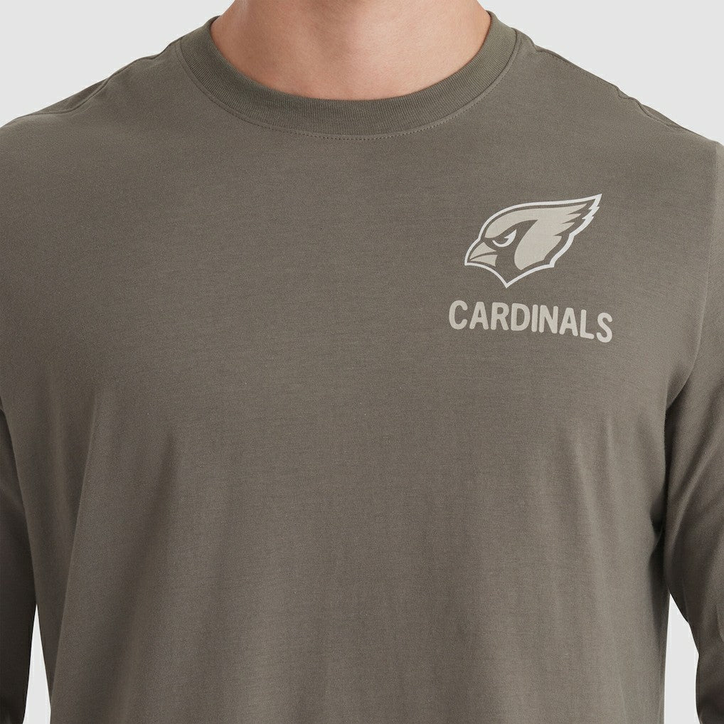 Arizona Cardinals Nike 2025 Salute to Service Sideline Long Sleeve T-Shirt