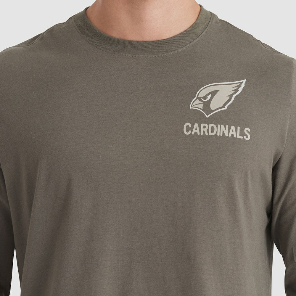 Arizona Cardinals Nike 2025 Salute to Service Sideline Long Sleeve T-Shirt