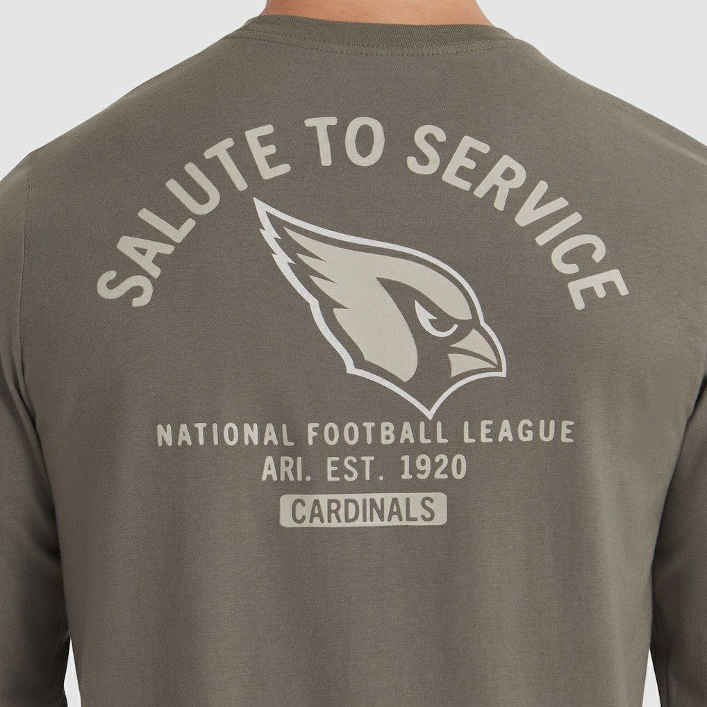Arizona Cardinals Nike 2025 Salute to Service Sideline Long Sleeve T-Shirt