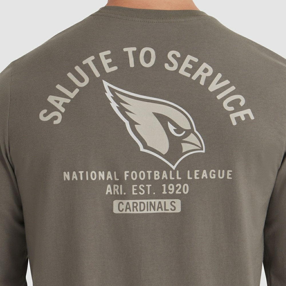 Arizona Cardinals Nike 2025 Salute to Service Sideline Long Sleeve T-Shirt