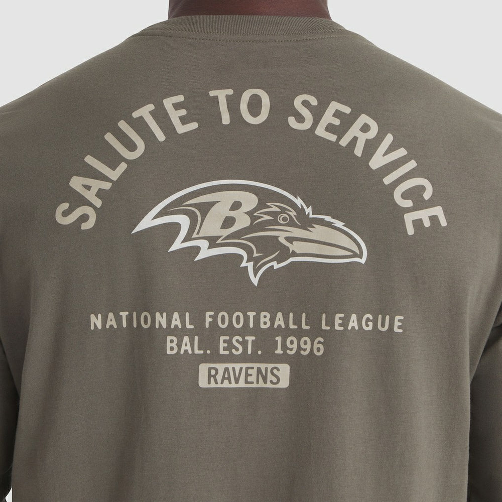 Baltimore Ravens Nike 2025 Salute to Service Sideline Long Sleeve T-Shirt