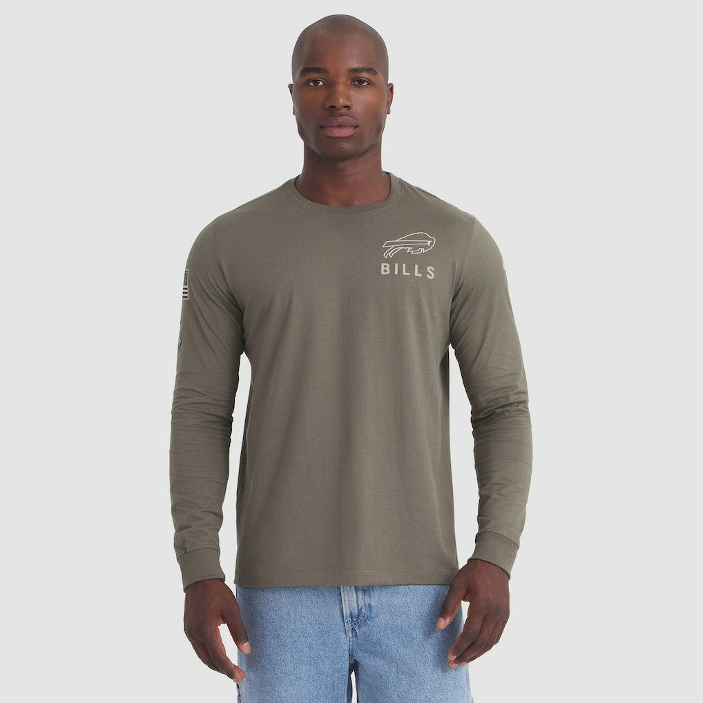 Buffalo Bills Nike 2025 Salute to Service Sideline Long Sleeve T-Shirt