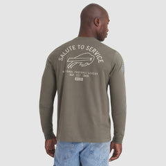 Buffalo Bills Nike 2025 Salute to Service Sideline Long Sleeve T-Shirt