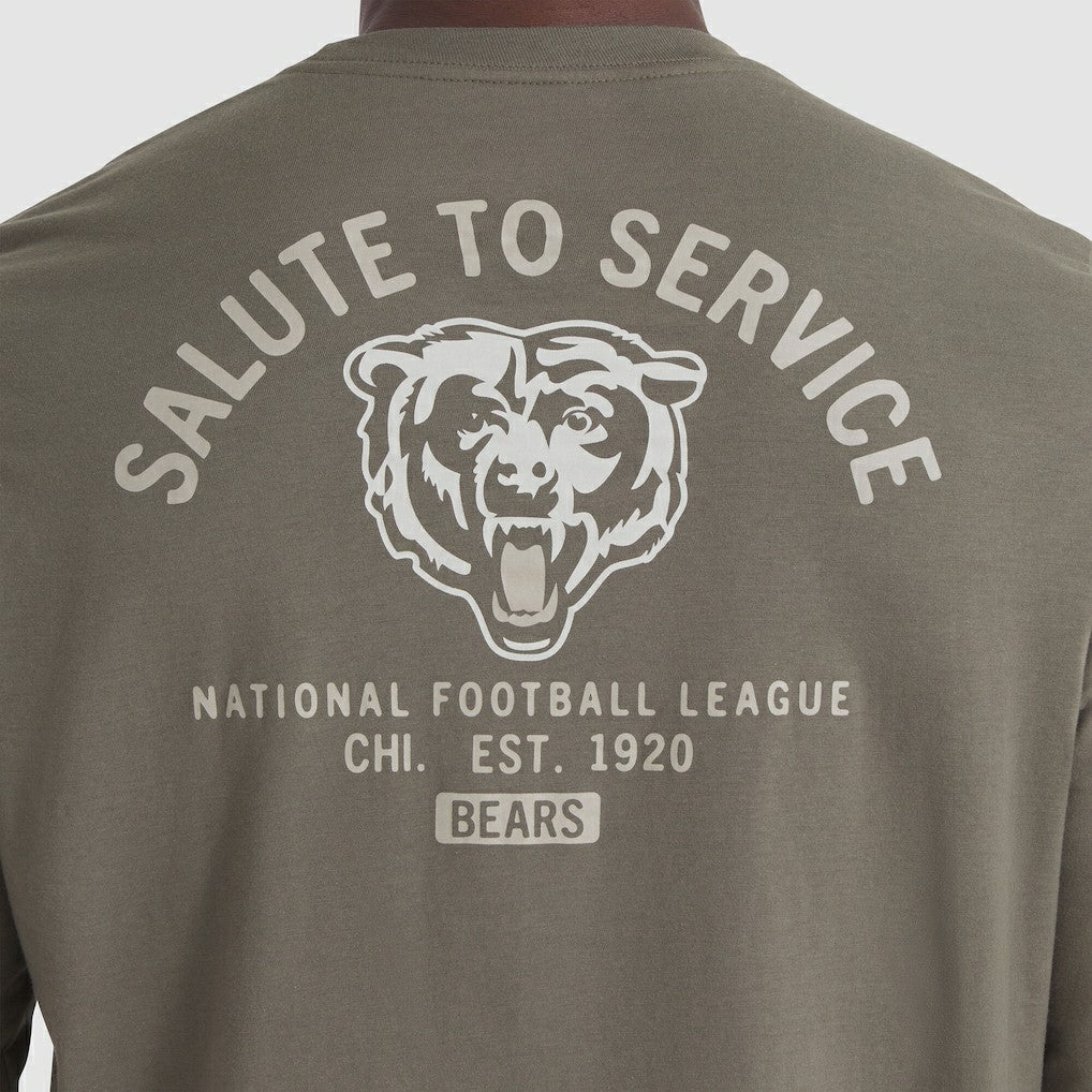 Chicago Bears Nike 2025 Salute to Service Sideline Long Sleeve T-Shirt