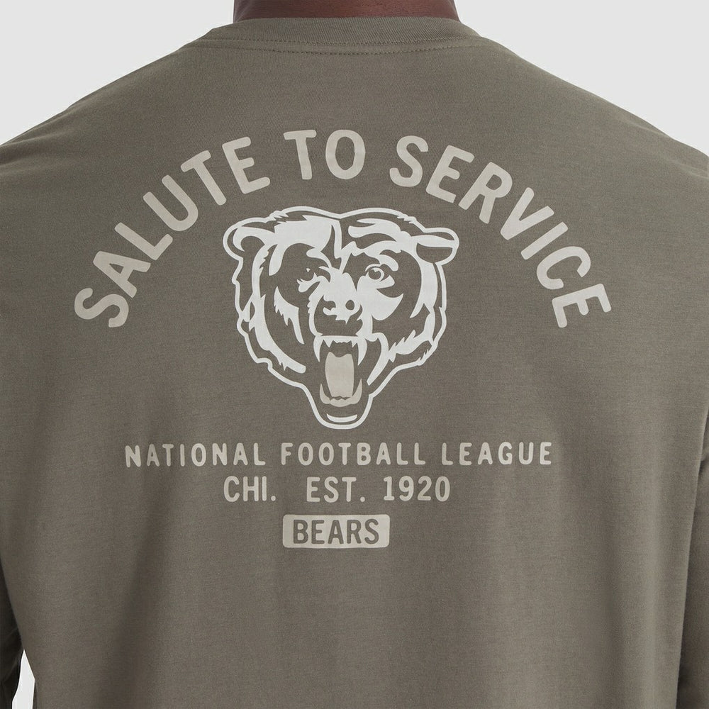 Chicago Bears Nike 2025 Salute to Service Sideline Long Sleeve T-Shirt