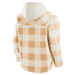 Pittsburgh Steelers Fanatics Elements Plaid Polar Fleece Quarter-Zip Hoodie