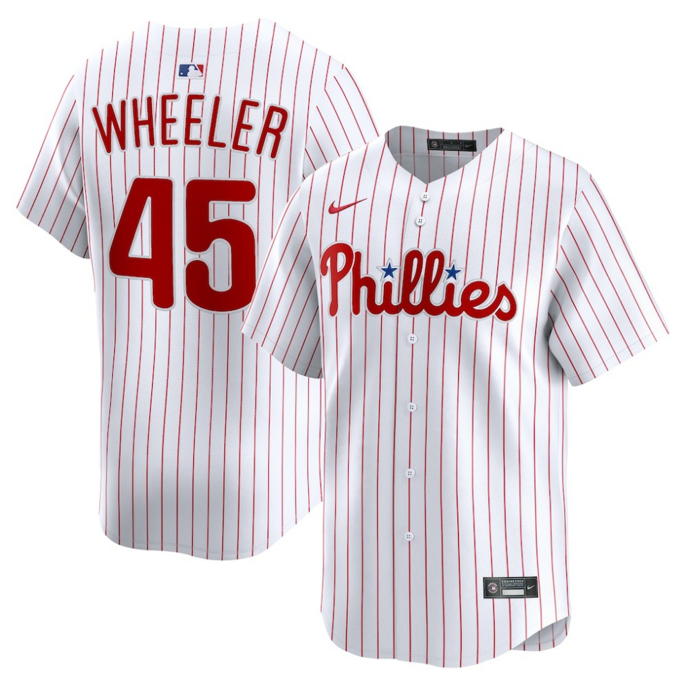 Zack Wheeler Philadelphia Phillies Nike Home Limited Player Jersey | MLB On Sale