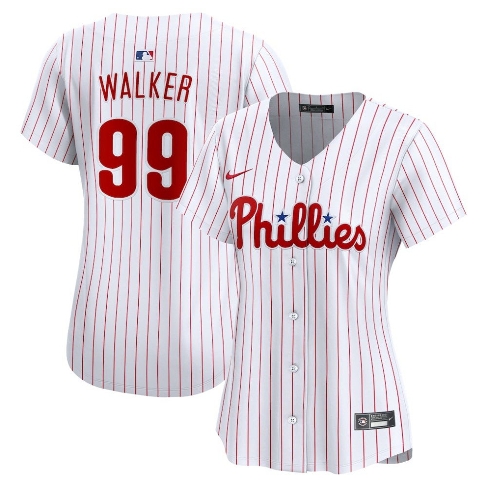 Taijuan Walker Philadelphia Phillies Nike Women's Home Limited Player Jersey | MLB Outlet