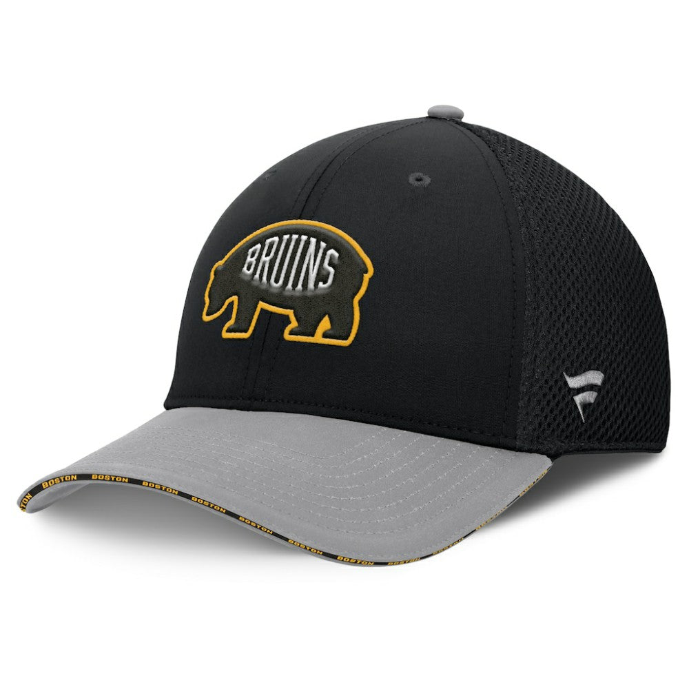 Boston Bruins Fanatics Fundamentals Span Flex Hat For Sale