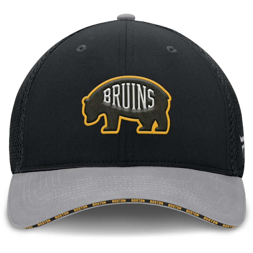 Boston Bruins Fanatics Fundamentals Span Flex Hat For Sale