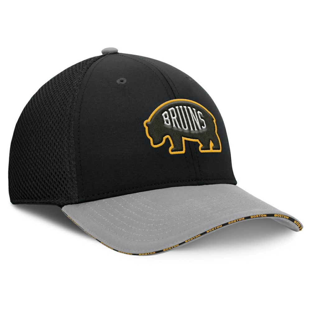 Boston Bruins Fanatics Fundamentals Span Flex Hat For Sale