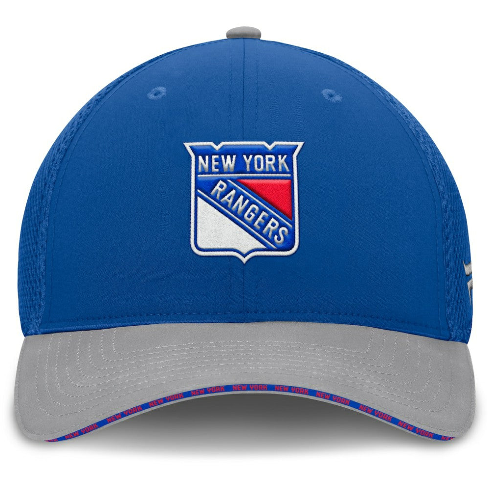 New York Rangers Fanatics Fundamentals Span Flex Hat Outlet