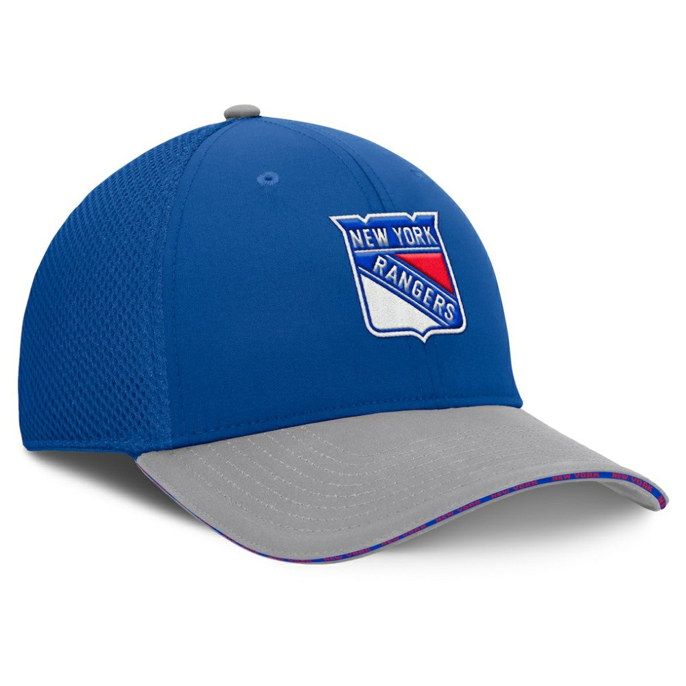 New York Rangers Fanatics Fundamentals Span Flex Hat Outlet