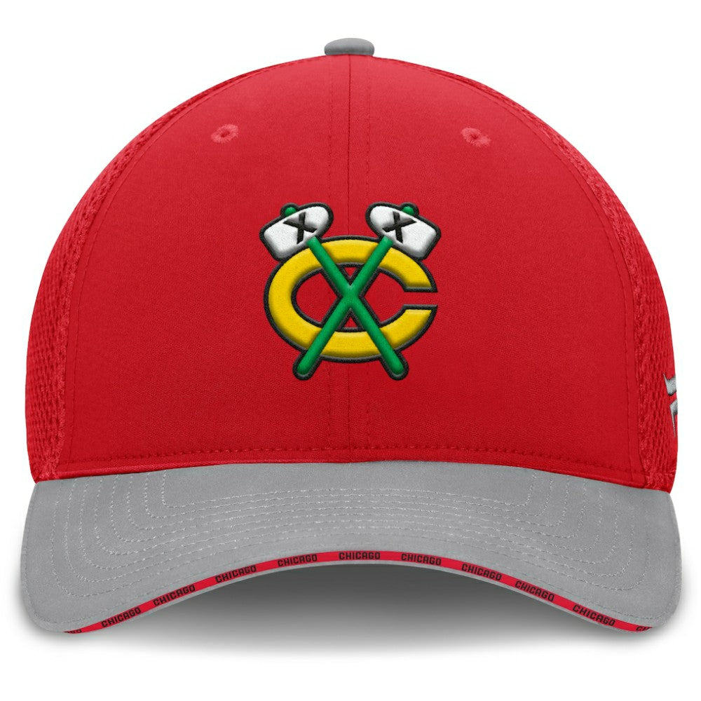 Chicago Blackhawks Fanatics Fundamentals Span Flex Hat On Sale
