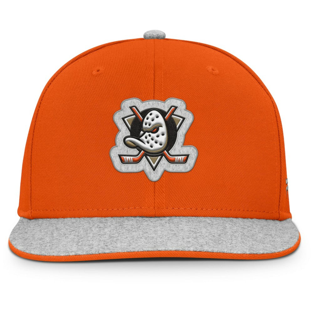 Anaheim Ducks Fanatics Fundamentals Loden Snapback Hat On Sale