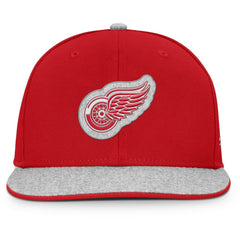 Detroit Red Wings Fanatics Fundamentals Loden Snapback Hat Outlet