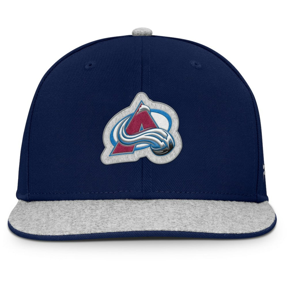 Colorado Avalanche Fanatics Fundamentals Loden Snapback Hat Discount