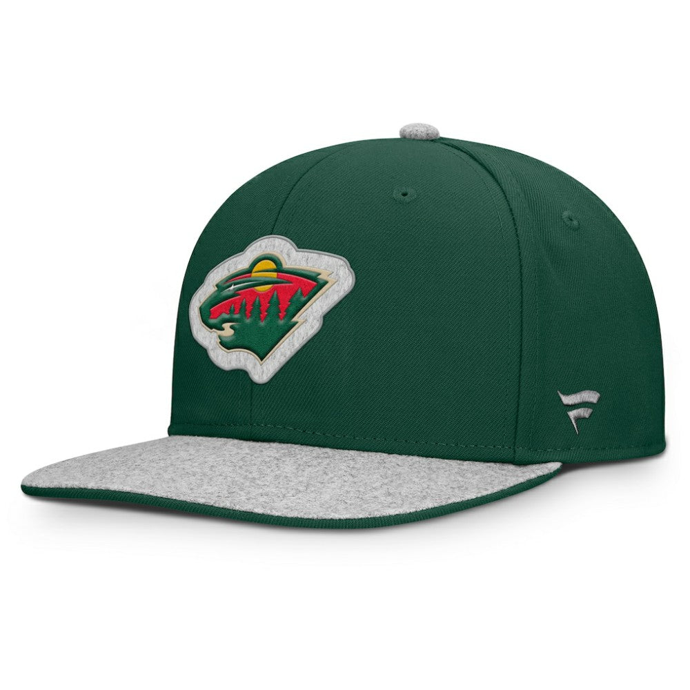 Minnesota Wild Fanatics Fundamentals Loden Snapback Hat Online