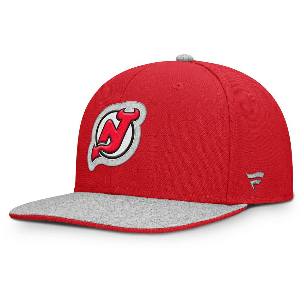 New Jersey Devils Fanatics Fundamentals Loden Snapback Hat Online