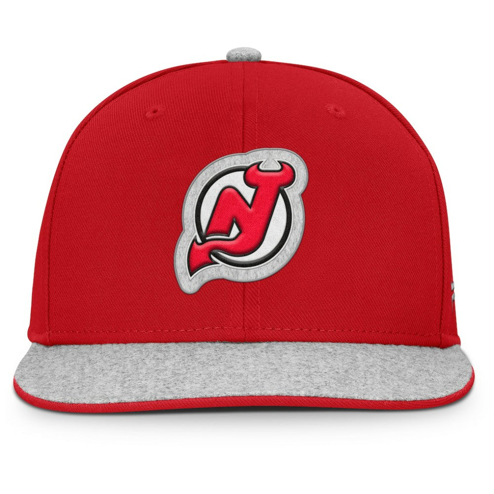New Jersey Devils Fanatics Fundamentals Loden Snapback Hat Online