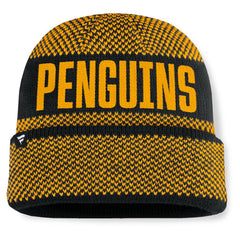 Pittsburgh Penguins Fanatics Fundamentals Shelter Cuffed Knit Hat On Sale