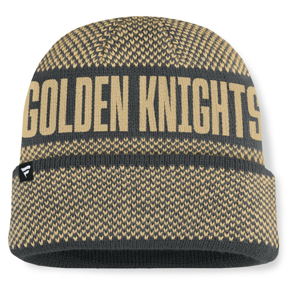 Vegas Golden Knights Fanatics Fundamentals Shelter Cuffed Knit Hat Online