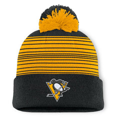 Pittsburgh Penguins Fanatics Fundamental Spirit Cuffed Pom Knit Hat Online
