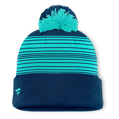 Seattle Kraken Fanatics Fundamental Spirit Cuffed Pom Knit Hat On Sale