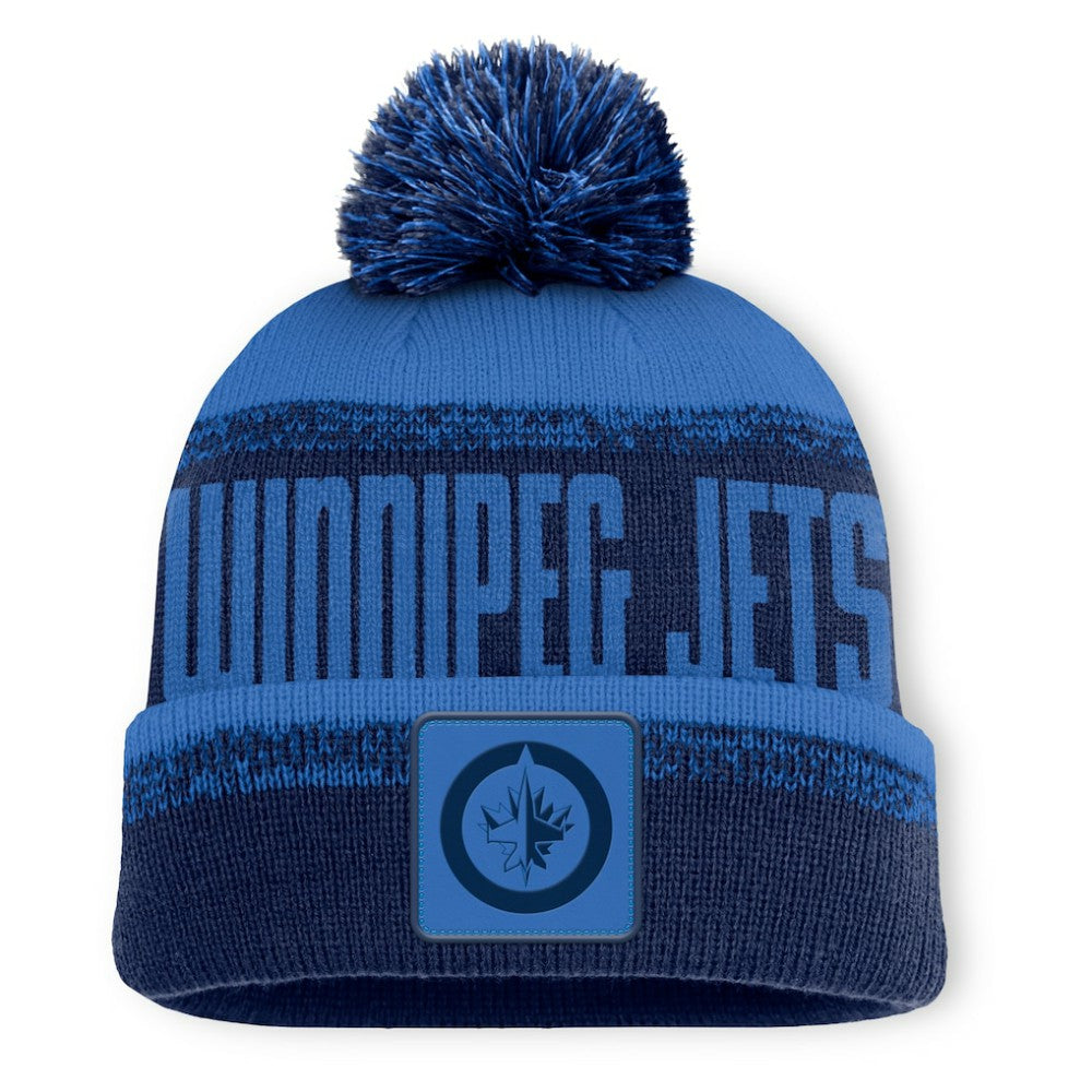 Winnipeg Jets Fanatics Fundamentals Thrive Cuffed Knit Hat with Pom Online