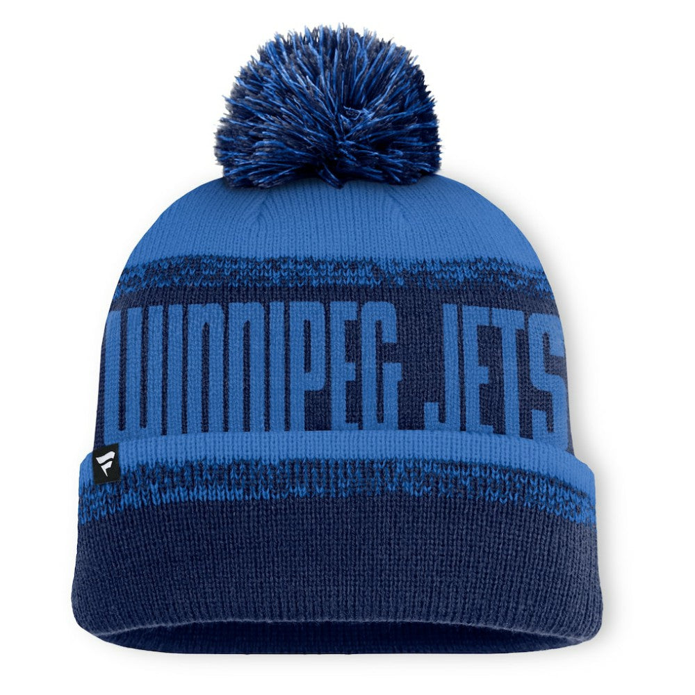 Winnipeg Jets Fanatics Fundamentals Thrive Cuffed Knit Hat with Pom Online