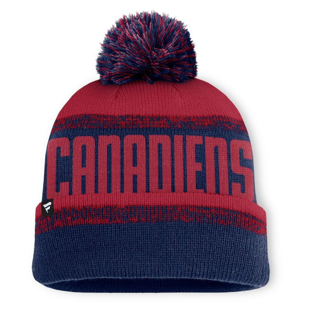 Montreal Canadiens Fanatics Fundamentals Thrive Cuffed Knit Hat with Pom Online