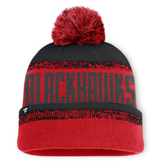 Chicago Blackhawks Fanatics Fundamentals Thrive Cuffed Knit Hat with Pom Online