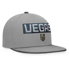 Vegas Golden Knights Fanatics Fundamentals Duo Split Logo Snapback Hat Outlet