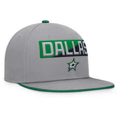 Dallas Stars Fanatics Fundamentals Duo Split Logo Snapback Hat Outlet