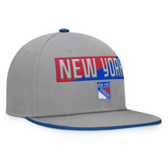New York Rangers Fanatics Fundamentals Duo Split Logo Snapback Hat Sale