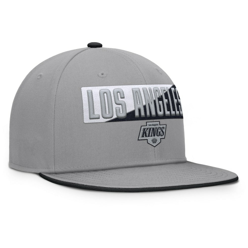 Los Angeles Kings Fanatics Fundamentals Duo Split Logo Snapback Hat Discount
